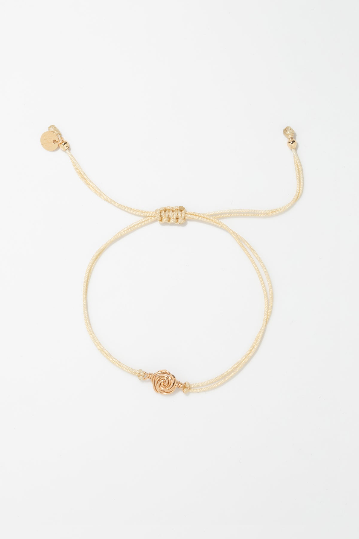 Rosa Cord Bracelet - Beige