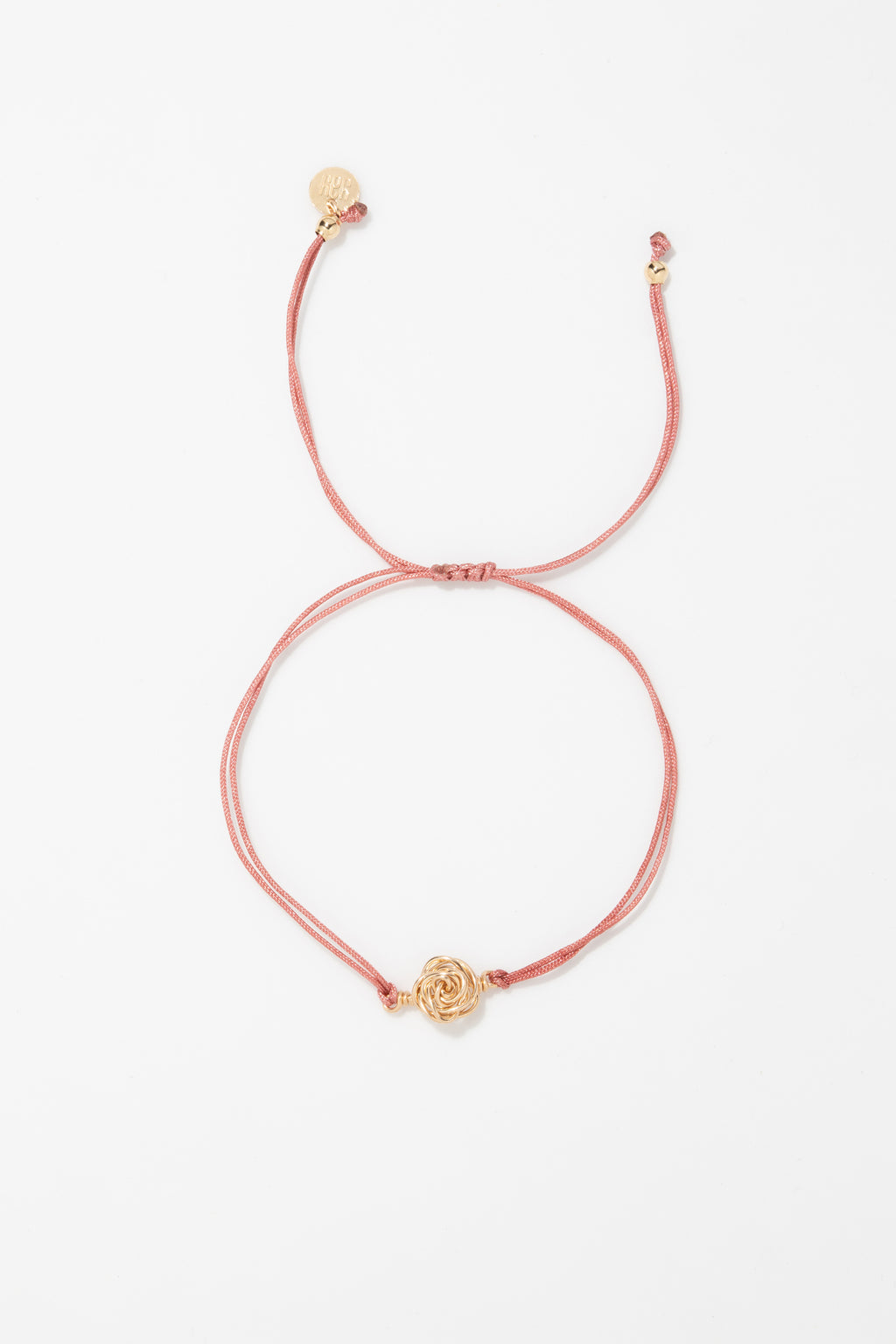 Rosa Cord Bracelet - Pink