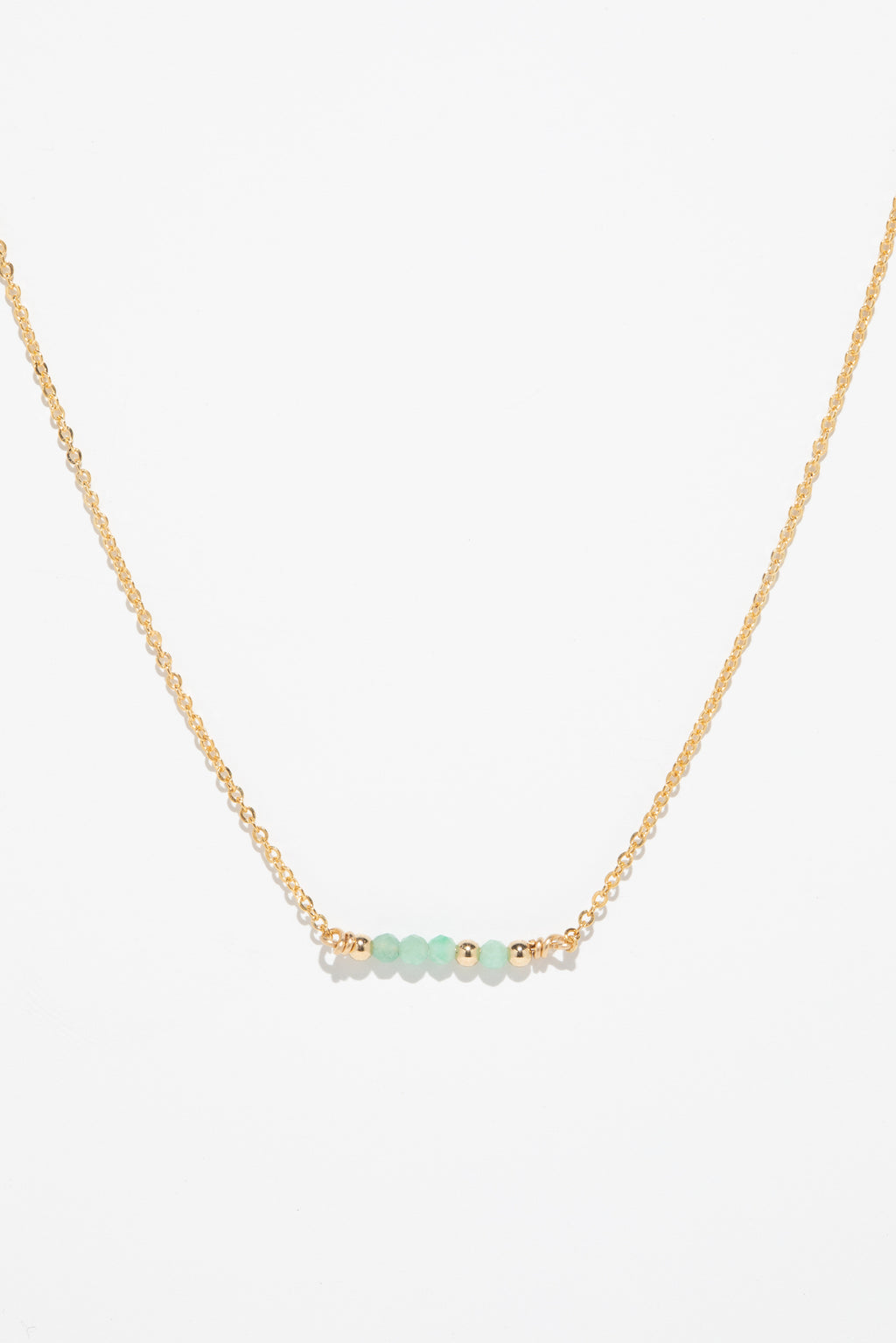 Thea Short Necklace - Emerald