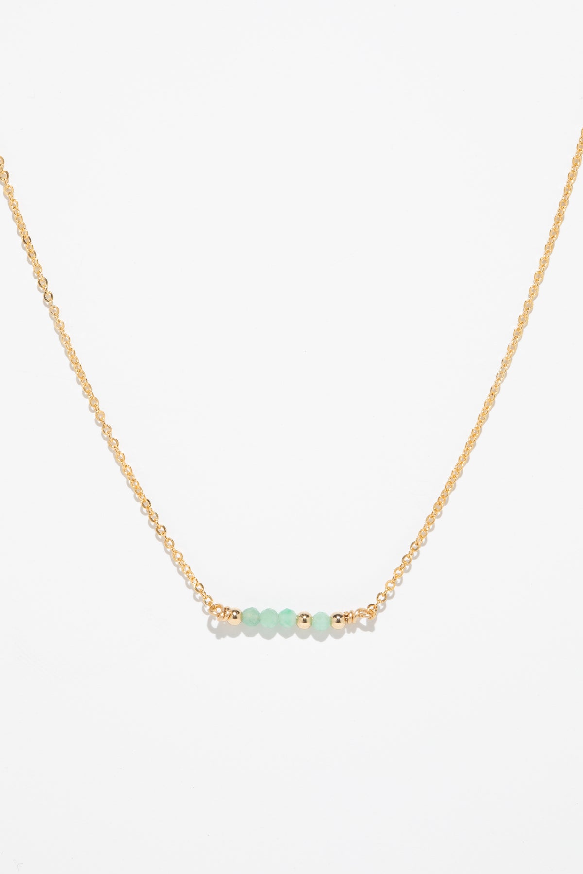 Thea Short Necklace - Emerald
