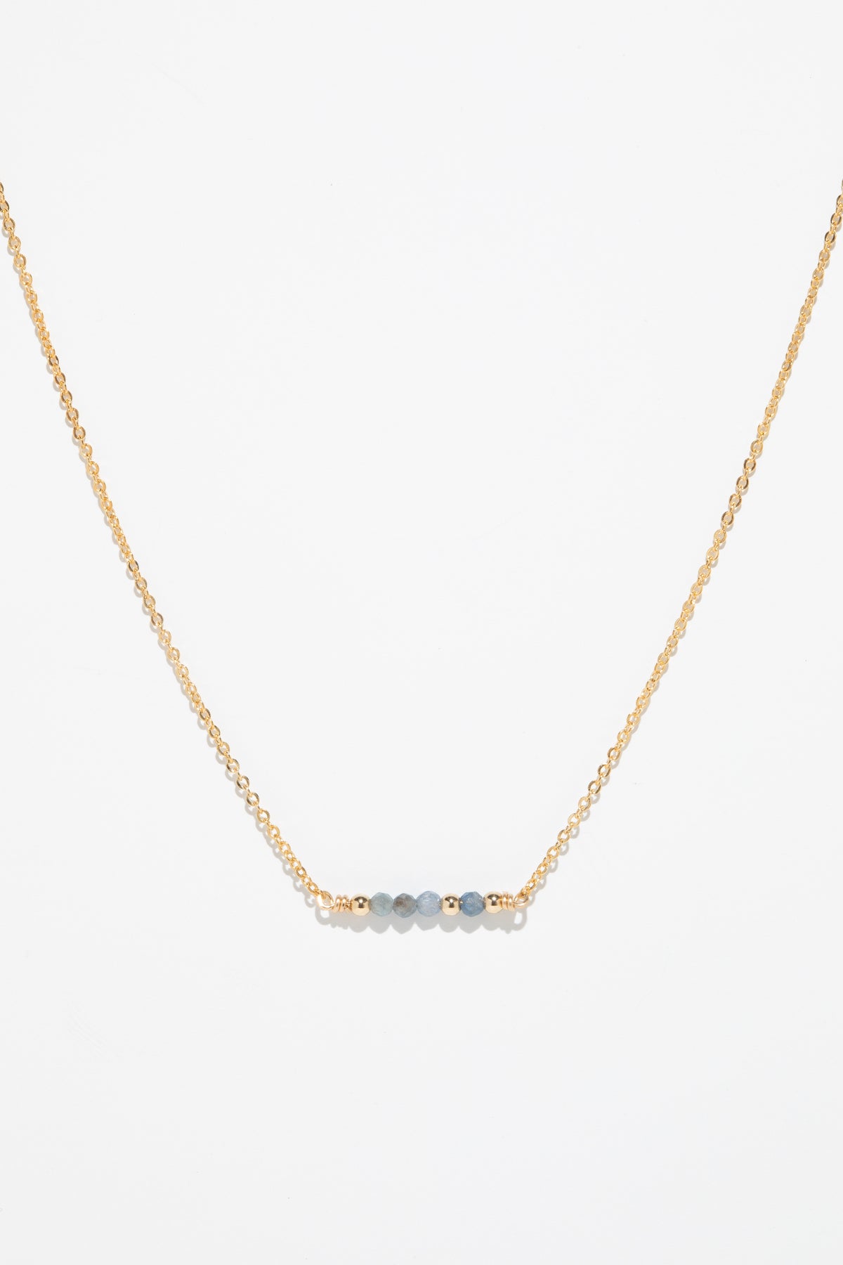 Théa short necklace - Sapphire