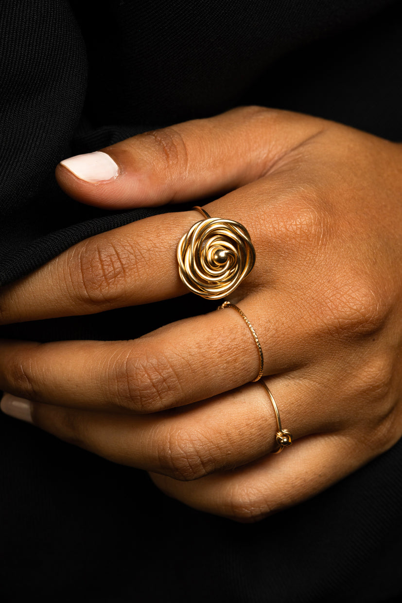 Maxi Rosa Ring - Gold