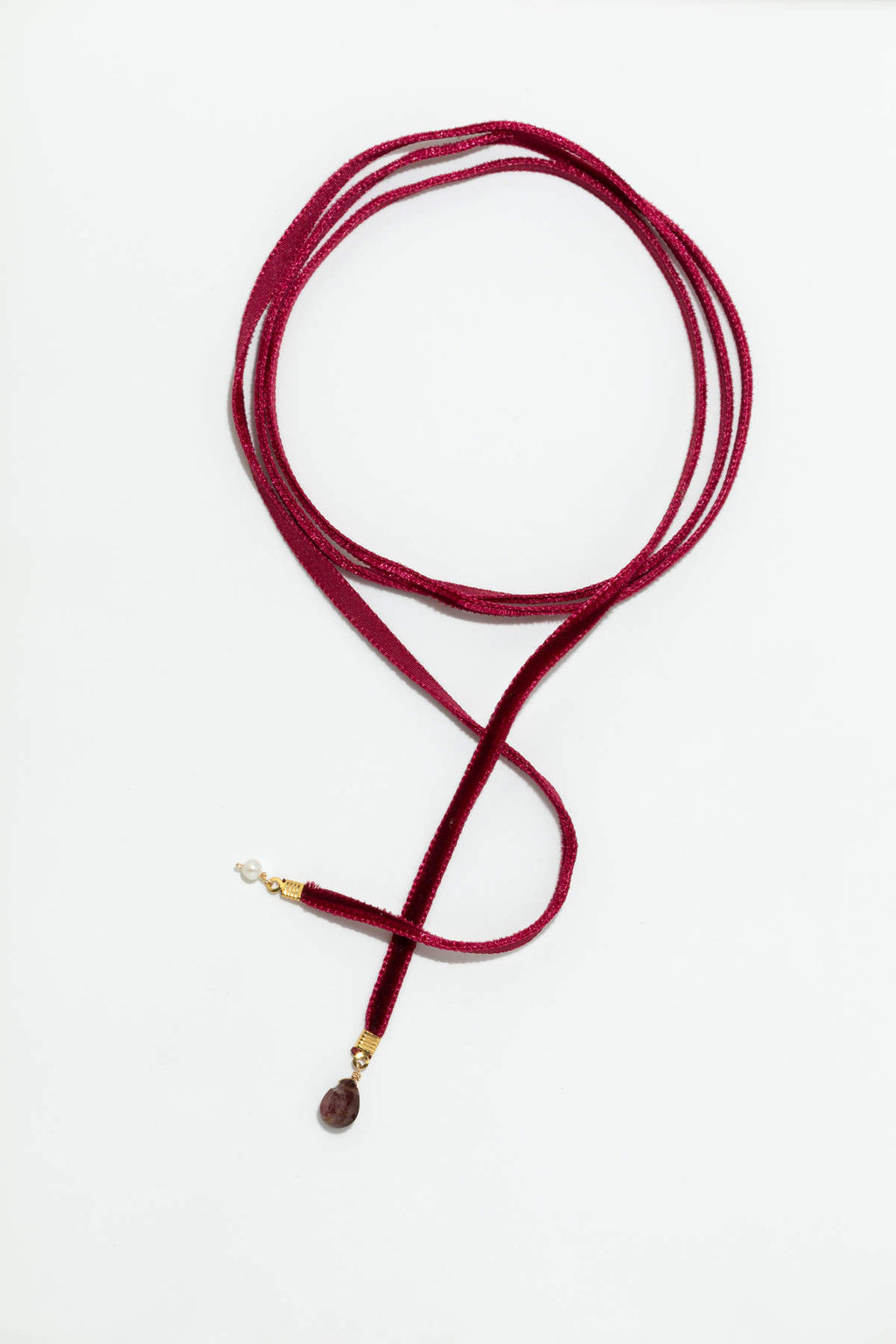 Antoinette Necklace - Bordeaux