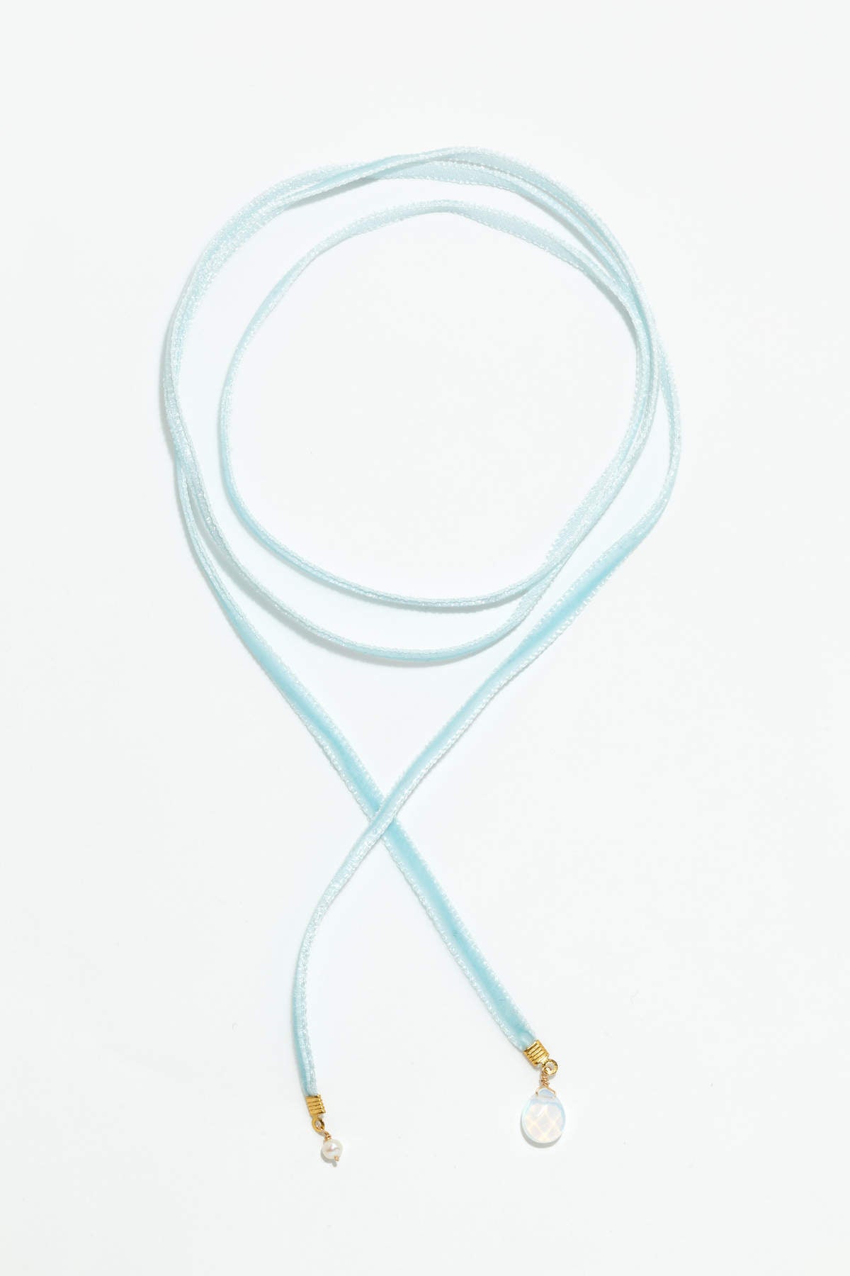 Antoinette Necklace - Light blue