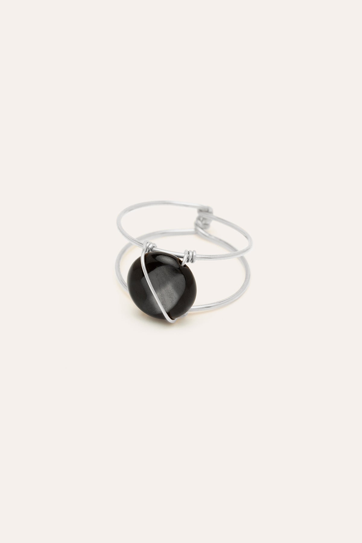 Organique Ring - Agate - Silver