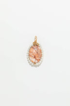 Josephine Pendant - Pink Howlite