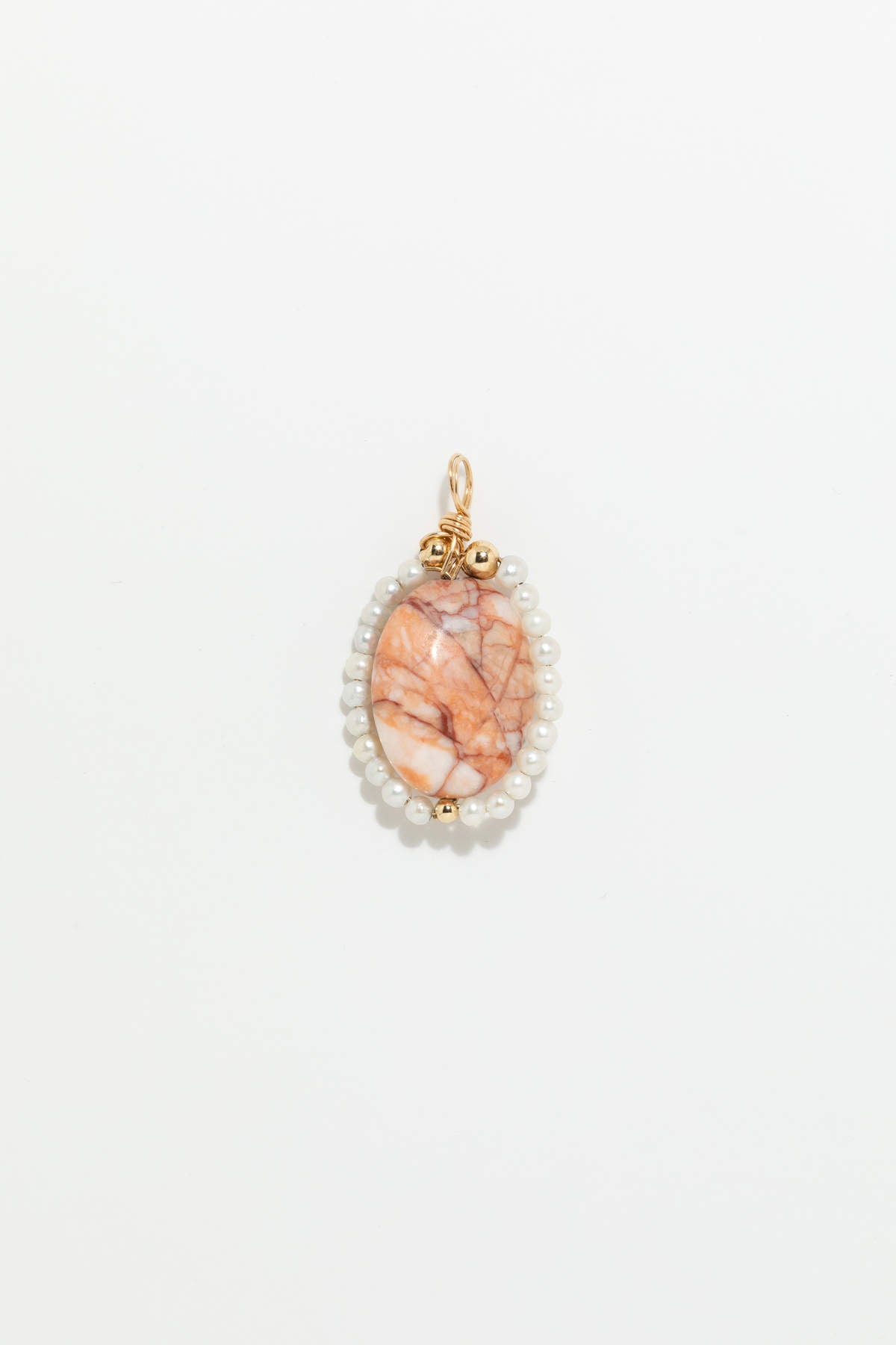 Josephine Pendant - Pink Howlite