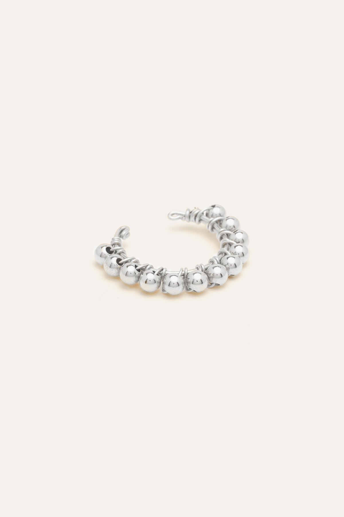 Ear cuffPerlé - Silver