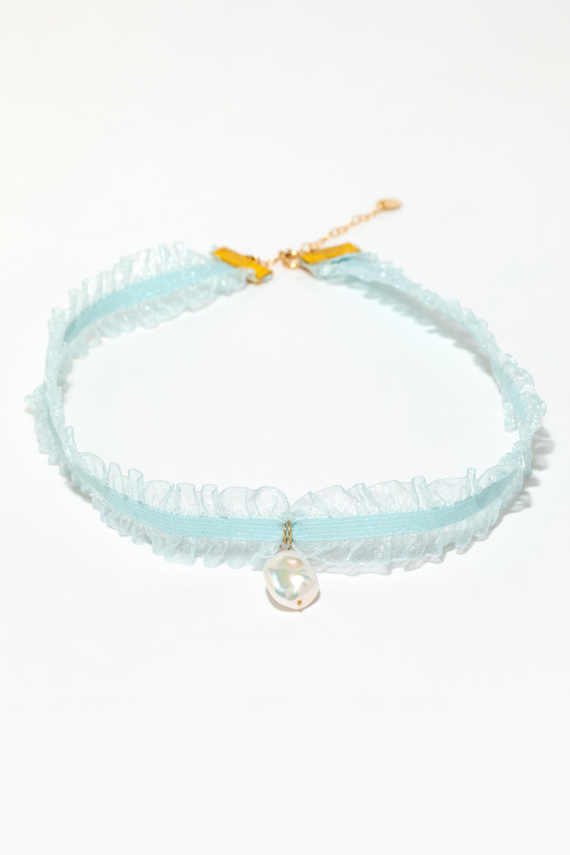 Madeleine Necklace - Light Blue