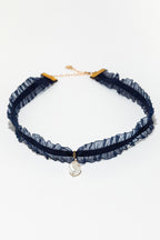 Madeleine Necklace - Dark Blue