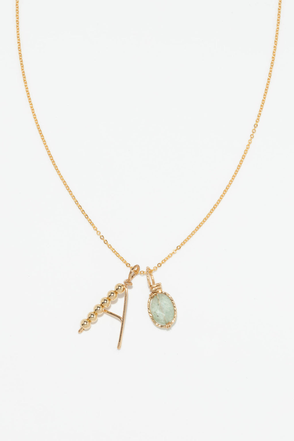 Woven Letter - Gold