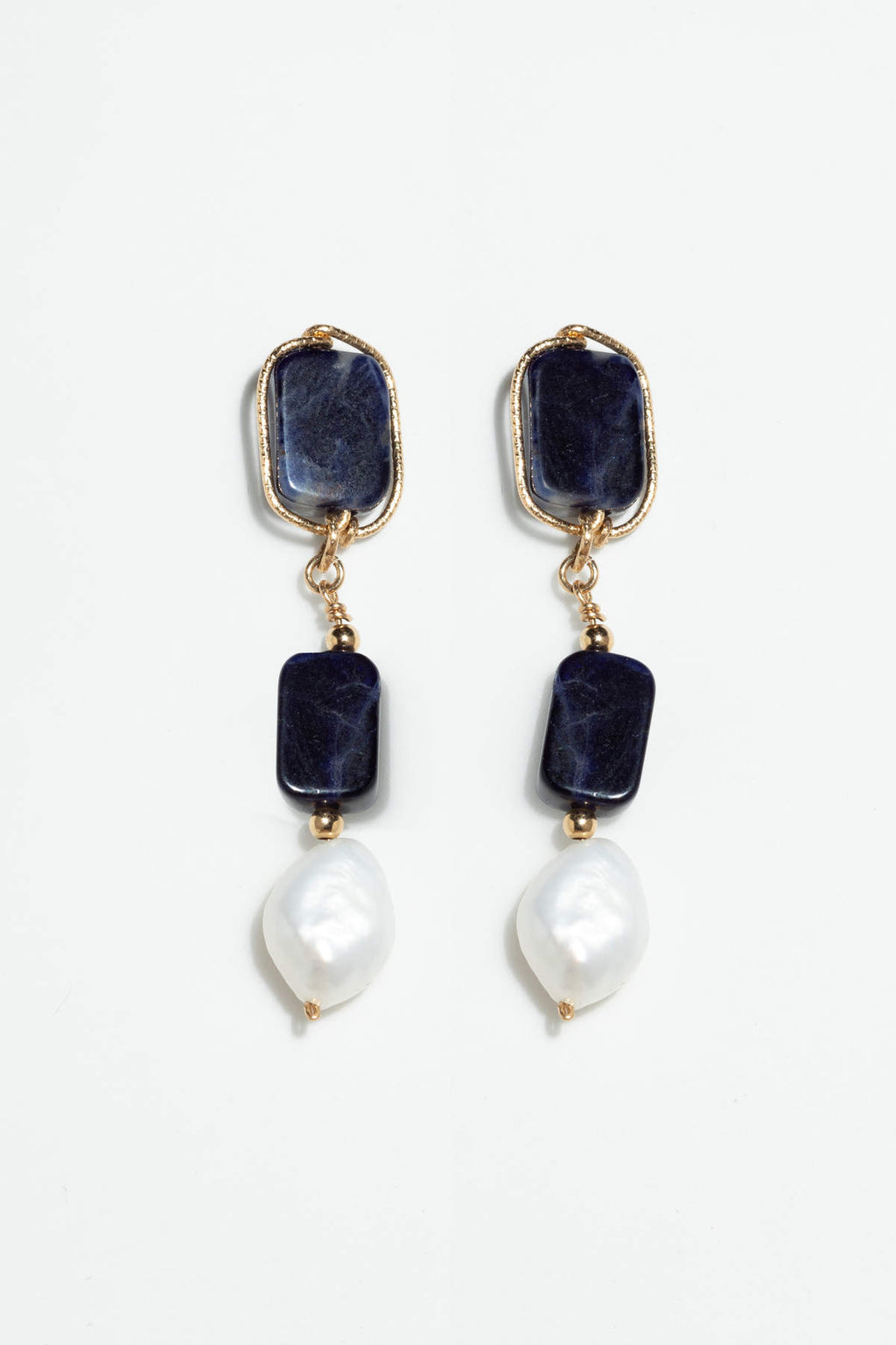 Louise Earrings - Stone