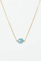 Necklace Victoire - Aquamarine