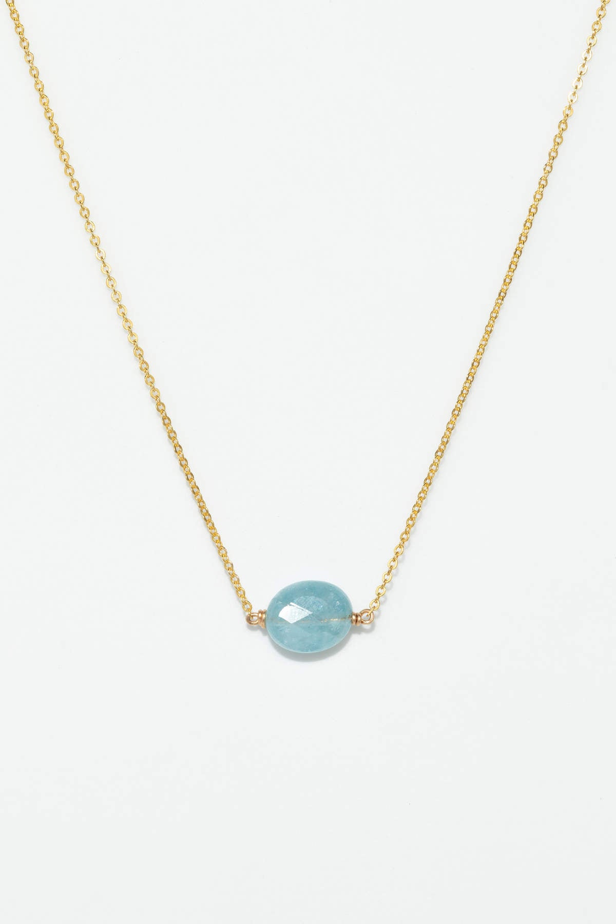 Necklace Victoire - Aquamarine