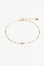 Oriana chain bracelet - 750‰ gold White diamond