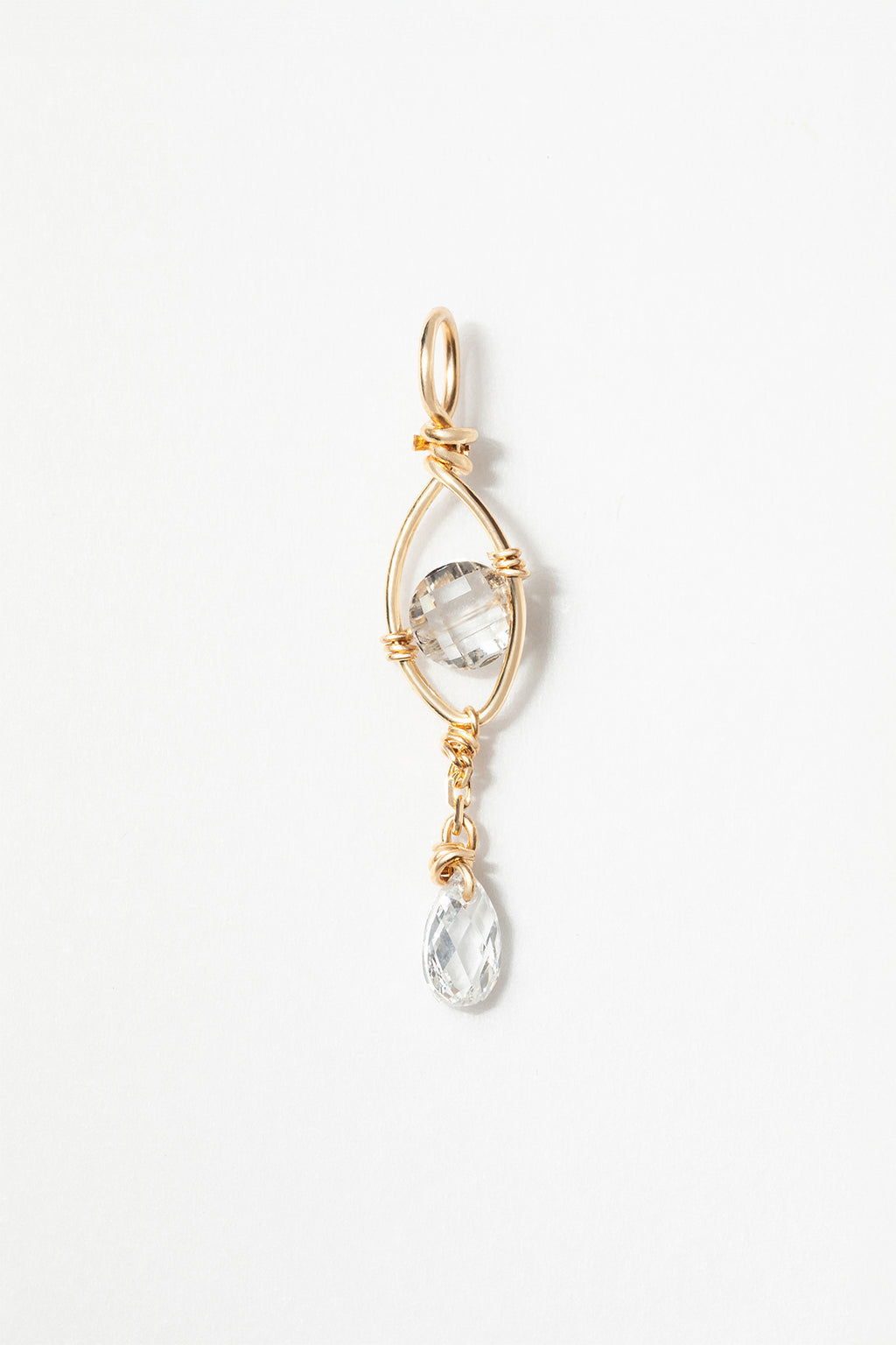 Kamsa Pendant - 750‰ Gold White Diamond