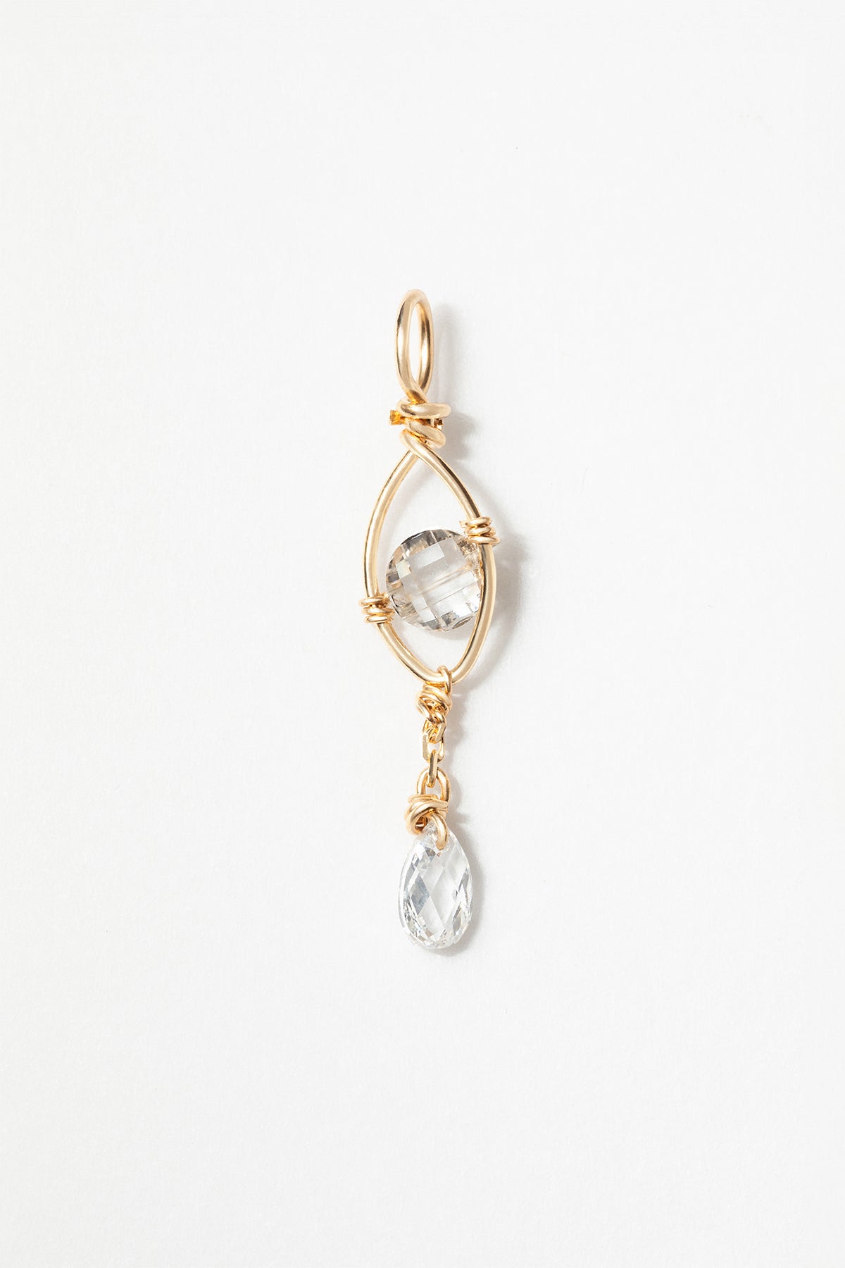 Kamsa Pendant - 750‰ Gold White Diamond