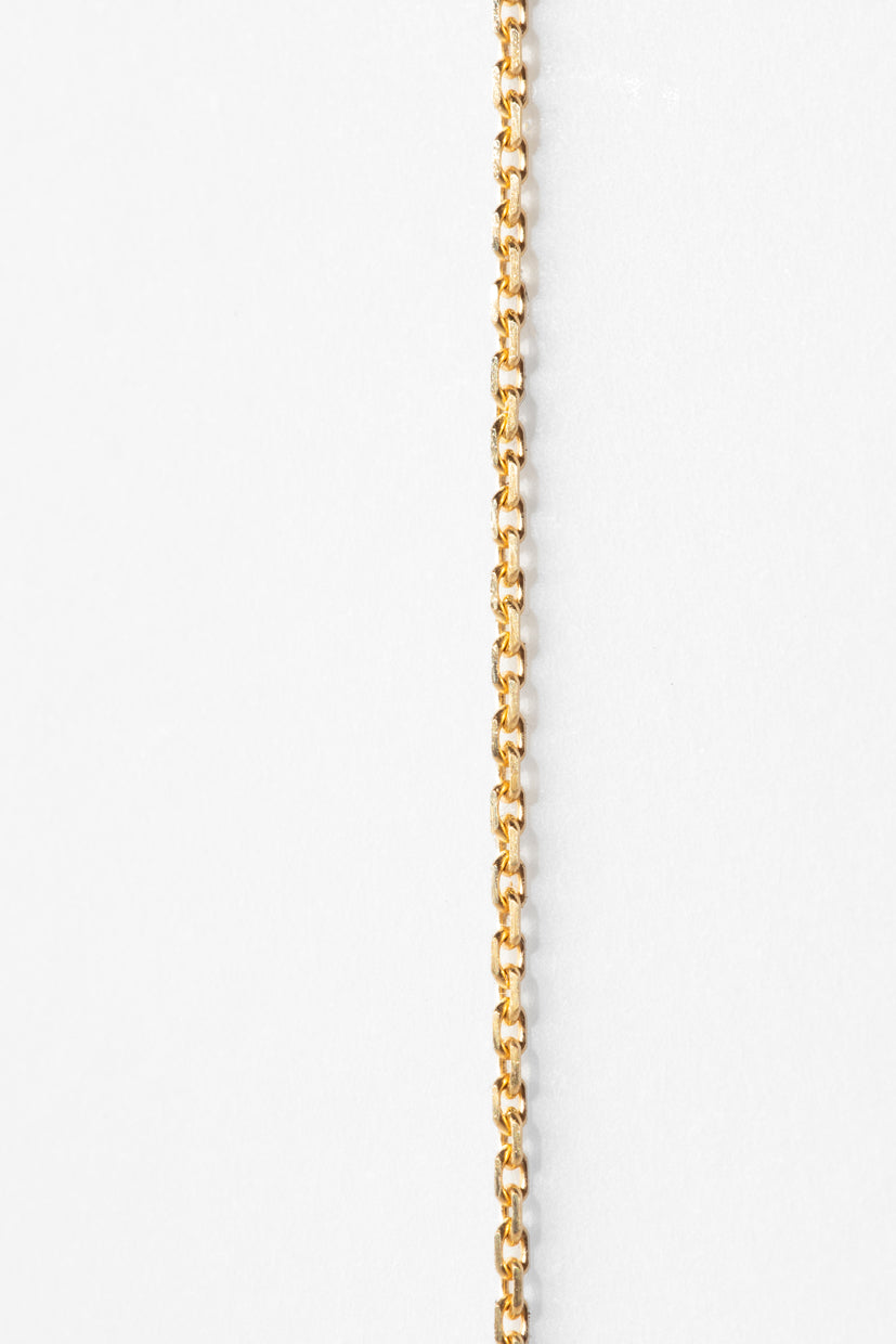 Sofia short tassel necklace - 750‰ gold White diamond