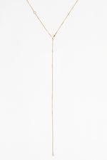 Vice-Versa Adjustable Necklace - 750‰ Gold White Diamond