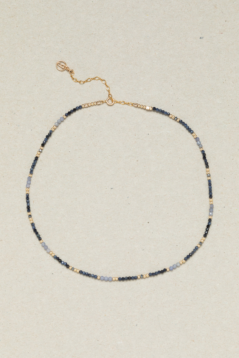 Double Queen Necklace-Bracelet - Azure