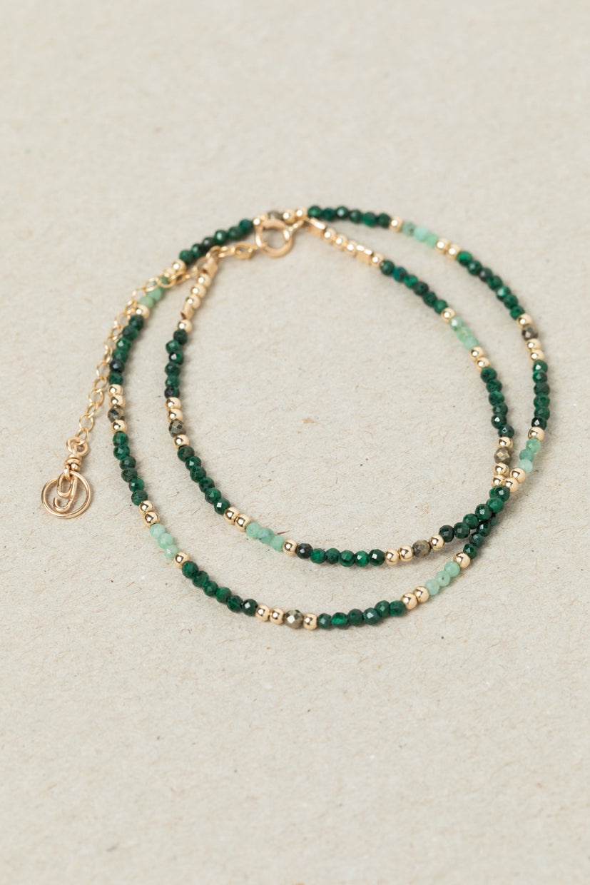 Double Queen Necklace-Bracelet - Mint