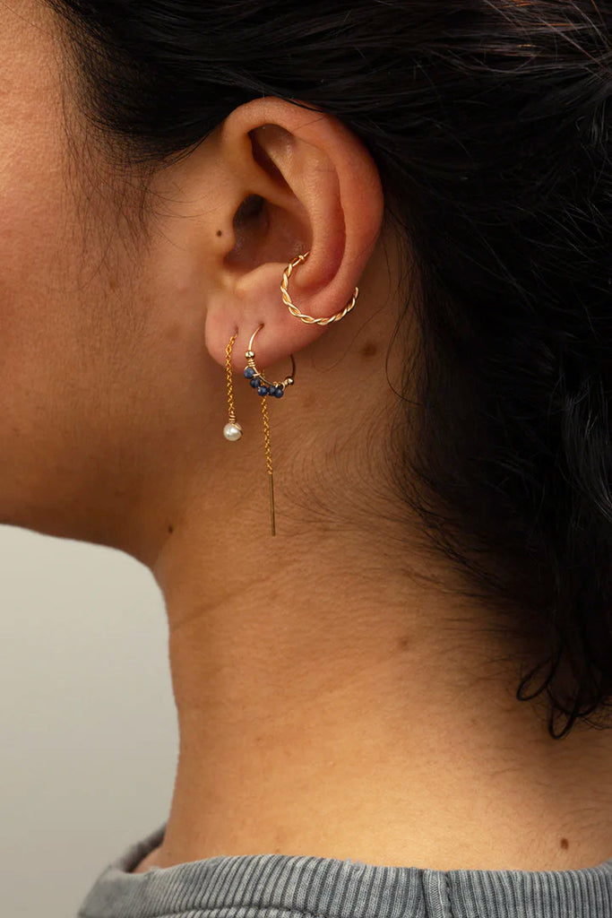 Stella multi-position earrings - Cultured pearls