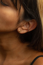 Helix piercing ring - 750‰ Gold