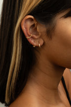 Helix piercing ring - 750‰ Gold