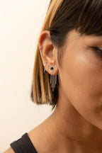 Mini sparkle creoles - Silver
