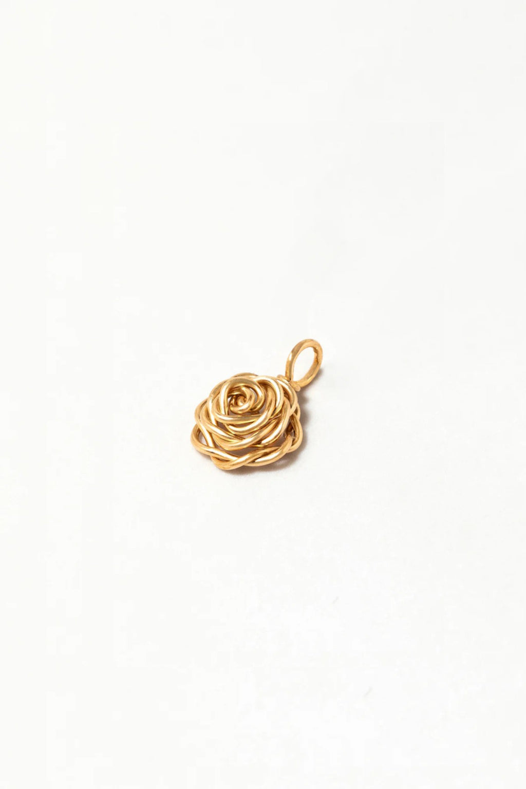 Small Rosa Pendant - Gold
