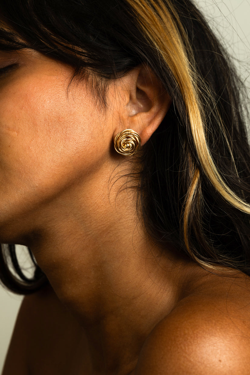 Large Rosa chips - Gold