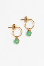 Stella mini hoop earrings