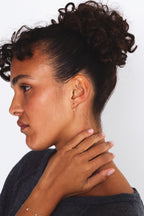 Sia Hoops – 750‰ Gold – Cultured Pearl