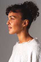 Maxi Sia Hoops – 750‰ Gold