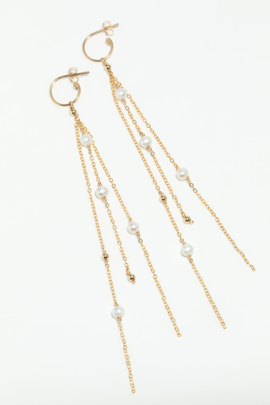 Maia Creoles - Cultured Pearl