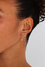 Luna Climber – 750‰ Gold – White Diamond & Cultured Pearl