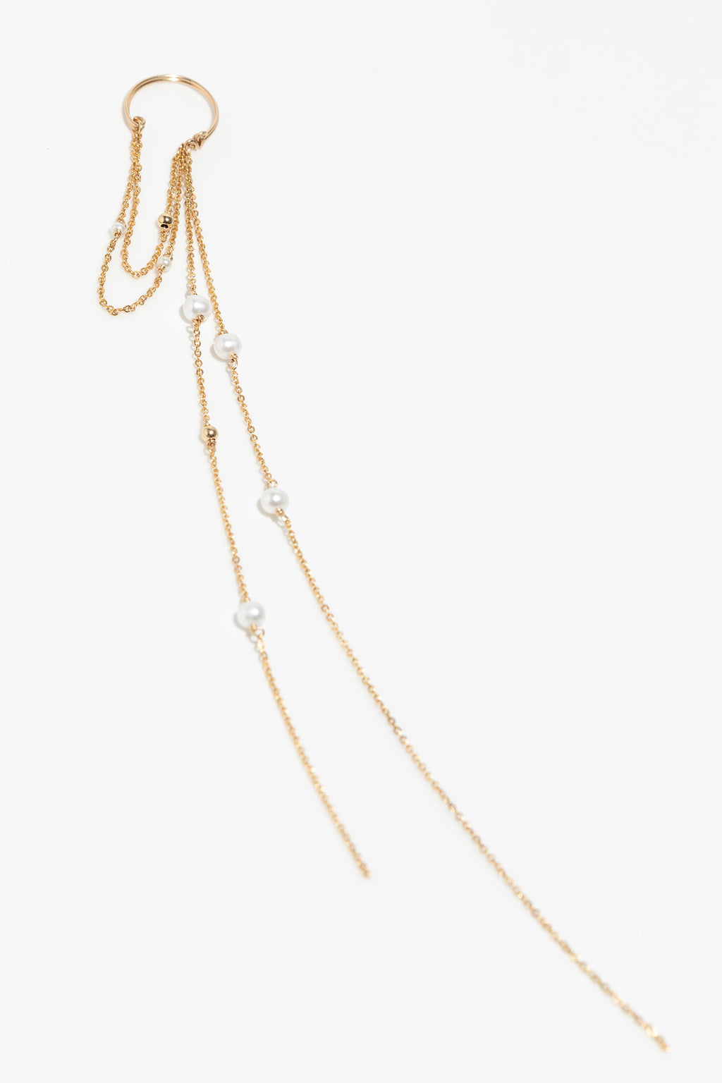 Fake Maia piercing - Cultured pearl