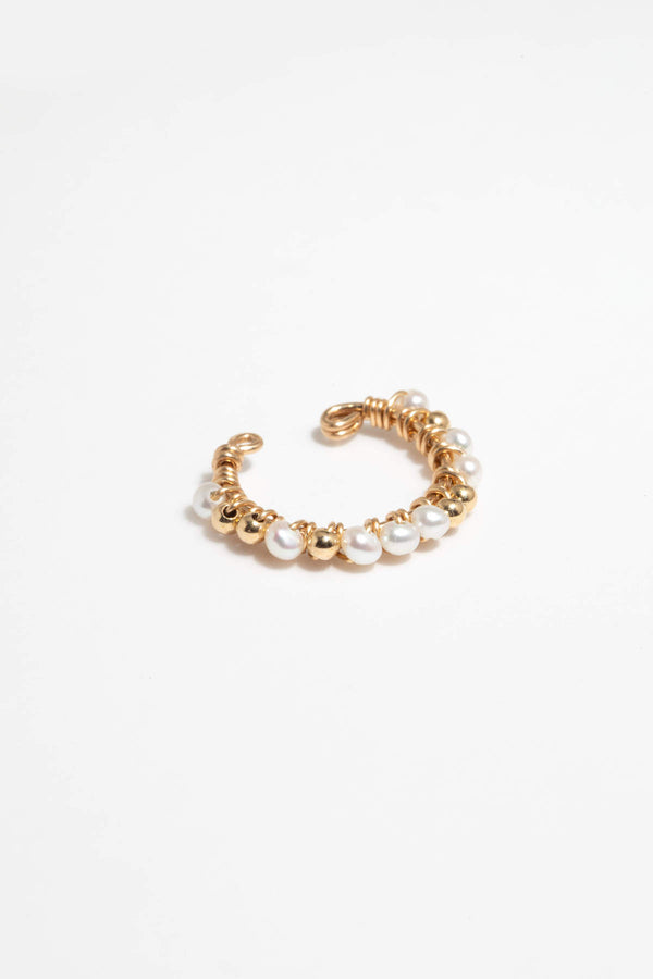 Frida faux piercing - Cultured pearl