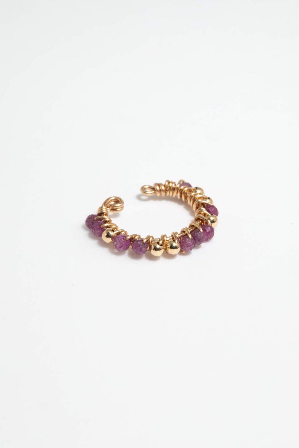 Fake Frida piercing - Ruby