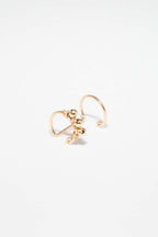 Woven double helix faux piercing
