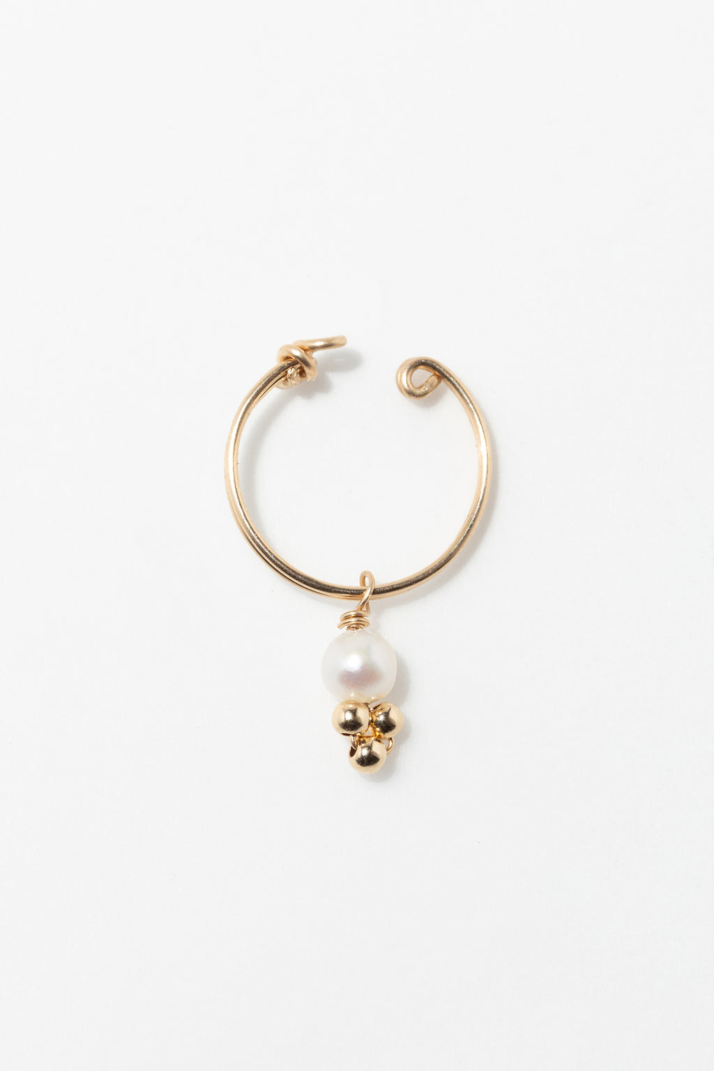 Fake Gaïa piercing - Cultured pearl