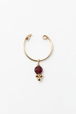 Fake Gaia piercing - Garnet