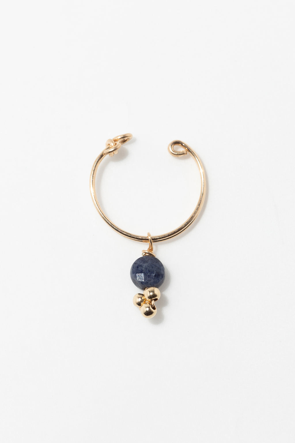 Fake Gaia piercing - Sapphire