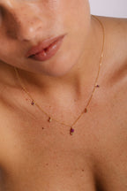 Gaia Necklace - Ruby
