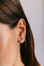 Through-earring - Cultured Pearl