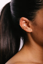 Fake double helix piercing - Eclat