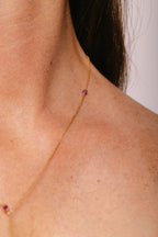 Necklace Vice versa Stella - Ruby