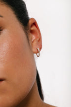 Théa Creole Earrings - Cultured Pearl