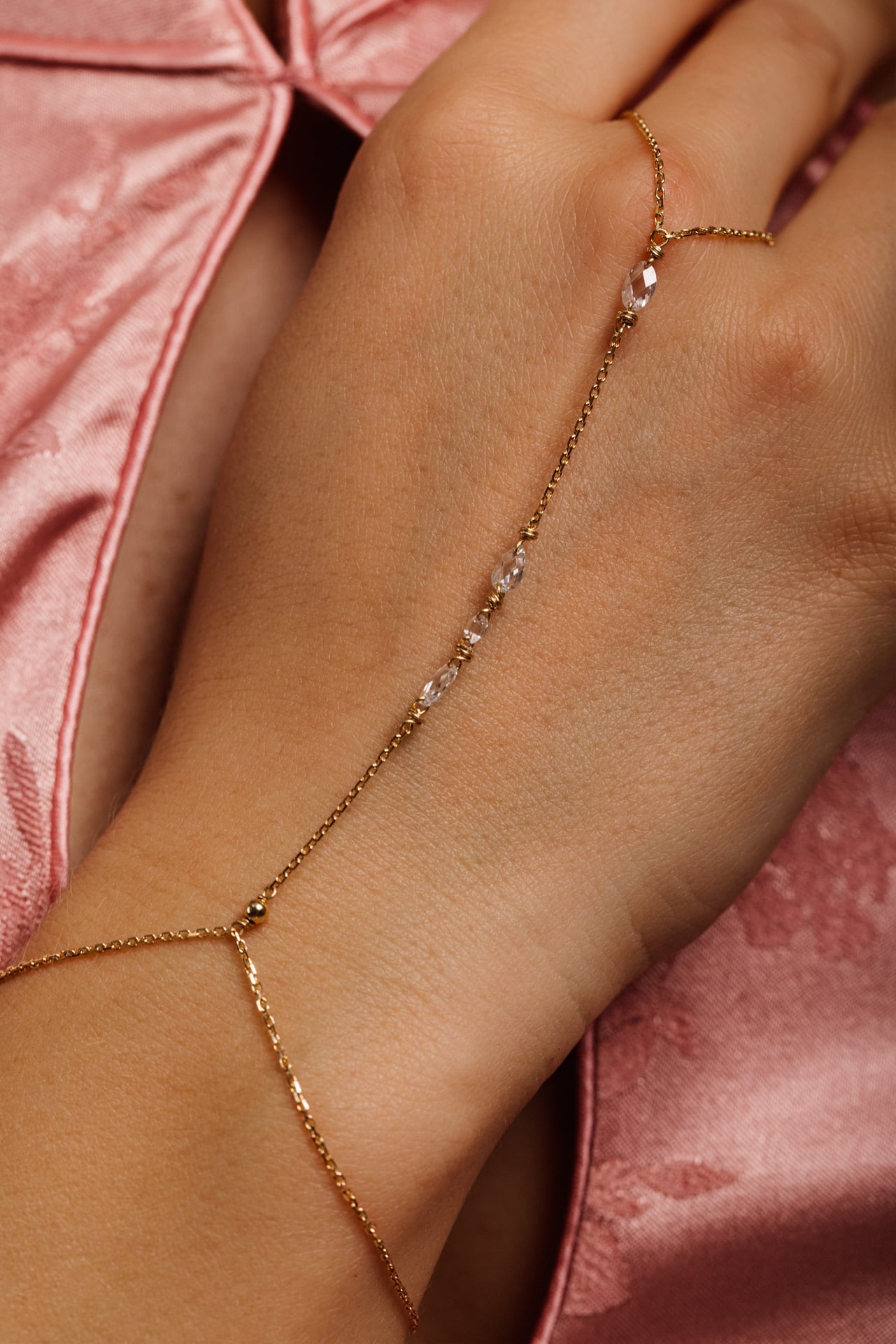 Bijou de main Riviera - Or 750‰ - Diamant blanc