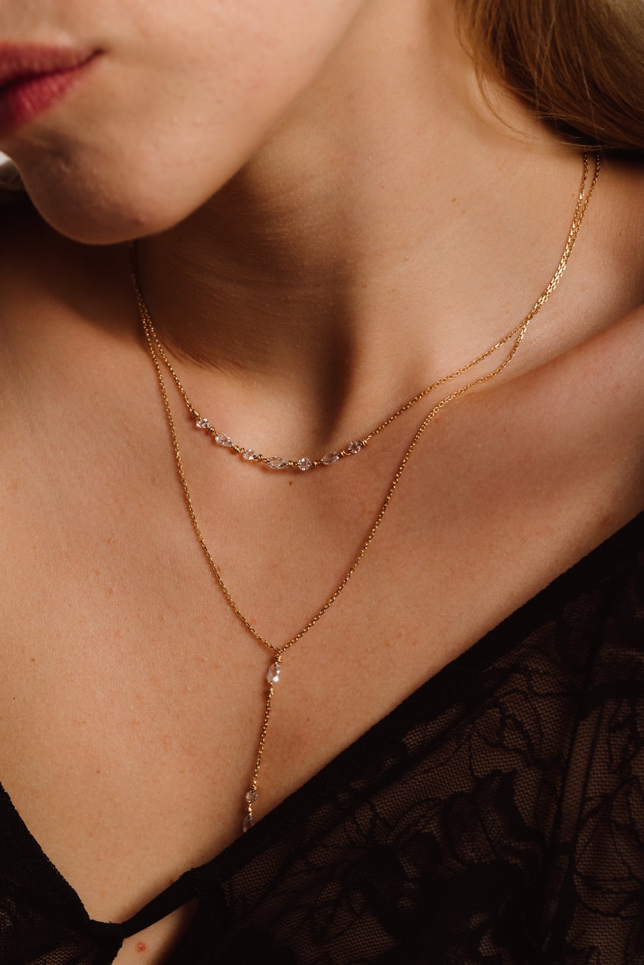 Collier Riviera - Or 750‰ - Diamant blanc